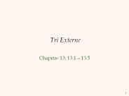 Tri Externe