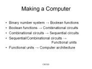 Making a Computer