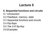 5. Sequential functions and circuits