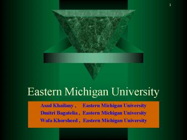Eastern Michigan University