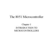 The 8051 Microcontroller
