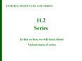 11.2 Series PowerPoint PPT Presentation
