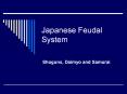 Japanese Feudal System PowerPoint PPT Presentation