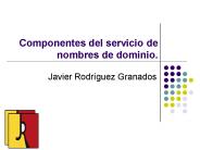 Componentes del servicio de nombres de dominio.