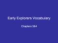 Early%20Explorers%20Vocabulary PowerPoint PPT Presentation