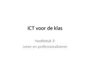 ICT voor de klas