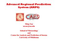 Advancd Regional Prediction System (ARPS)