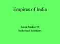 Empires of India PowerPoint PPT Presentation