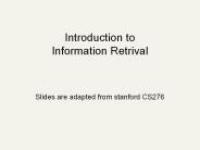 Introduction to Information Retrival