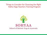 Hatha Yoga Teachers Training Program