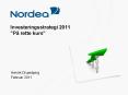 Investeringsstrategi 2011  PowerPoint PPT Presentation
