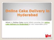 Online cake delivery in Hyderabad
