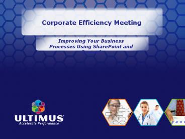 Corporate Efficiency Meeting