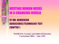 MEETING HUMAN NEEDS IN A CHANGING WORLD PowerPoint PPT Presentation