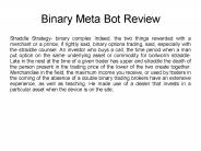 Binary Meta Bot Review