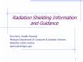 Radiation Shielding Information and Guidance PowerPoint PPT Presentation