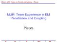 MURI Team Experience in EM Penetration and Coupling PowerPoint PPT Presentation
