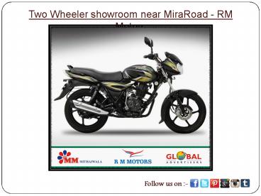 Two Wheeler showroom Near MiraRoad - RM Motors