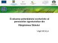 Evaluarea potentialului ecoturistic al pensiunilor agroturistice din Marginimea Sibiului PowerPoint PPT Presentation
