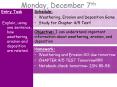 Monday, December 7th PowerPoint PPT Presentation