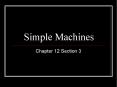 Simple Machines PowerPoint PPT Presentation