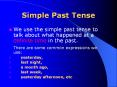 Simple Past Tense PowerPoint PPT Presentation