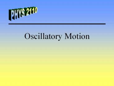 Oscillatory%20Motion
