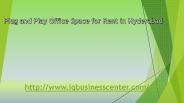 Plug and play office space for rent in Hyderabad (1)