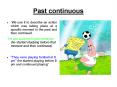 Past continuous PowerPoint PPT Presentation