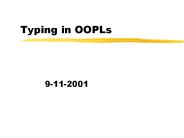 Typing in OOPLs