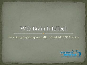 Web Designing Company India, Affordable SEO Services