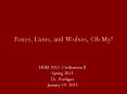 Foxes, Lions, and Wolves, Oh My! PowerPoint PPT Presentation