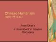 Chinese Humanism (from 1751B.C.) PowerPoint PPT Presentation