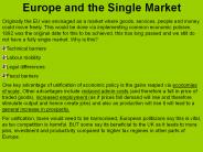 Europe and the Single Market