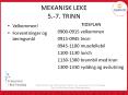 MEKANISK LEKE 5.-7. TRINN PowerPoint PPT Presentation