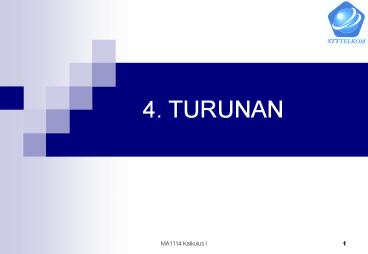 4. TURUNAN