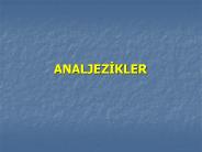 NARKOTIK ANALJEZIKLER