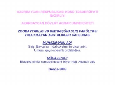 AZ?RBAYCAN RESPUBLIKASI K?ND T?S?RR