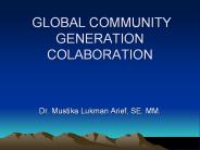 GLOBAL COMMUNITY GENERATION COLABORATION