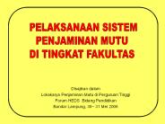 PELAKSANAAN SISTEM