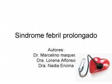 Sindrome febril prolongado
