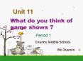 What do you think of game shows ? PowerPoint PPT Presentation