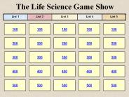The Life Science Game Show
