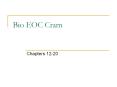 Bio EOC Cram PowerPoint PPT Presentation