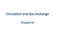 Circulation and Gas Exchange PowerPoint PPT Presentation
