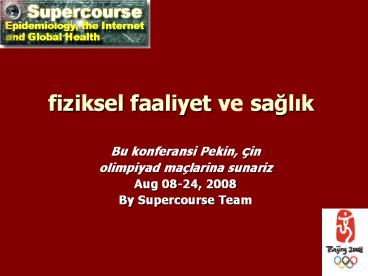 fiziksel faaliyet ve saglik