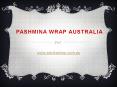 Online Pashmina Wrap Australia