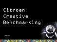 Citroen Creative Benchmarking PowerPoint PPT Presentation