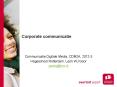 Corporate communicatie PowerPoint PPT Presentation