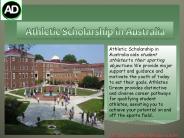 #Athletic Scholarship in Australia